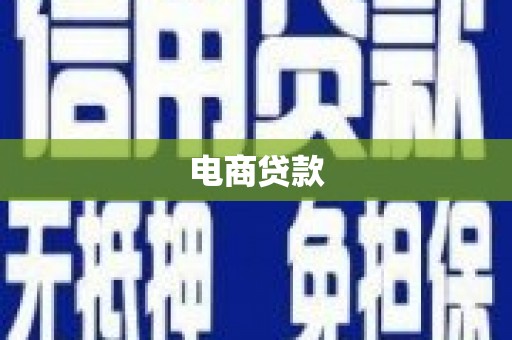 和静电商贷款