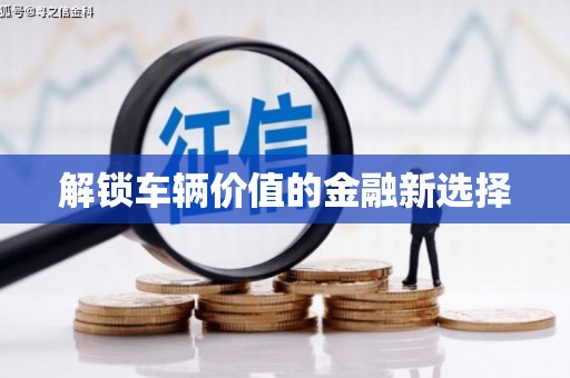 和静解锁车辆价值的金融新选择