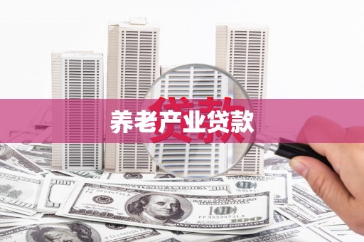 和静养老产业贷款