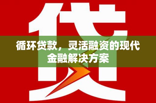 和静循环贷款，灵活融资的现代金融解决方案