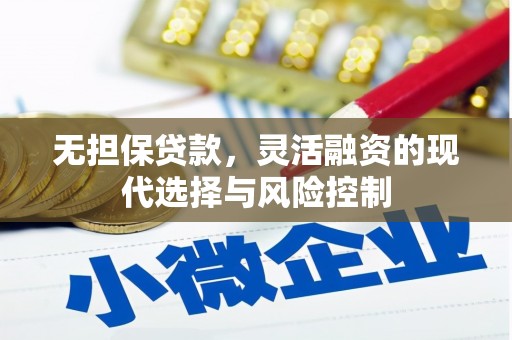 和静无担保贷款，灵活融资的现代选择与风险控制
