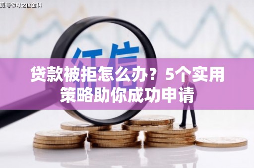 和静贷款被拒怎么办？5个实用策略助你成功申请
