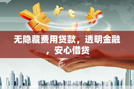 和静无隐藏费用贷款，透明金融，安心借贷