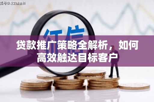 和静贷款推广策略全解析，如何高效触达目标客户