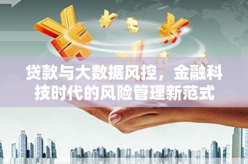 和静贷款与大数据风控，金融科技时代的风险管理新范式
