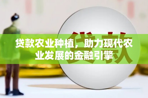 和静贷款农业种植，助力现代农业发展的金融引擎