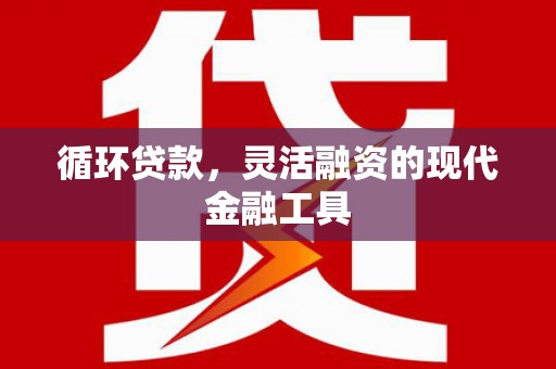 和静循环贷款，灵活融资的现代金融工具