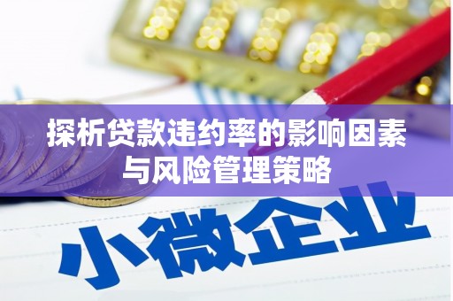 和静探析贷款违约率的影响因素与风险管理策略