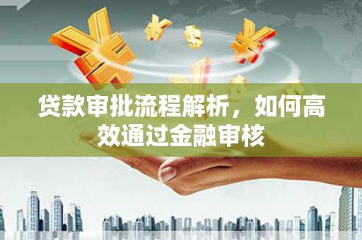 和静贷款审批流程解析，如何高效通过金融审核