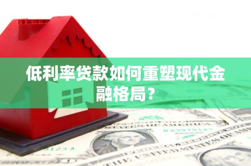 和静低利率贷款如何重塑现代金融格局？