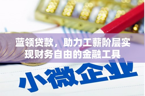 和静蓝领贷款，助力工薪阶层实现财务自由的金融工具