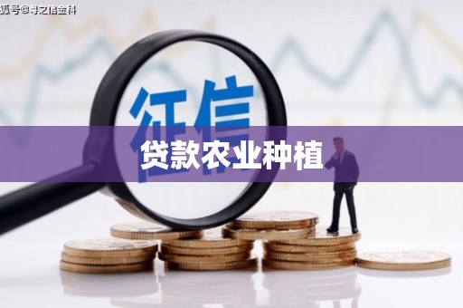 和静贷款农业种植
