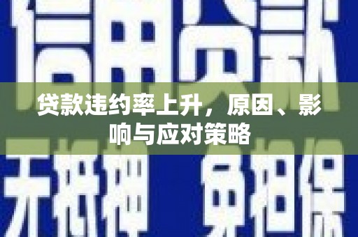 和静贷款违约率上升，原因、影响与应对策略