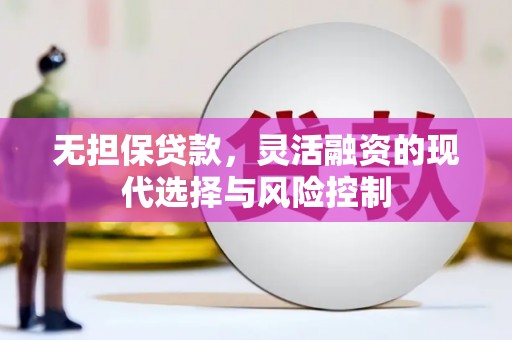 和静无担保贷款，灵活融资的现代选择与风险控制
