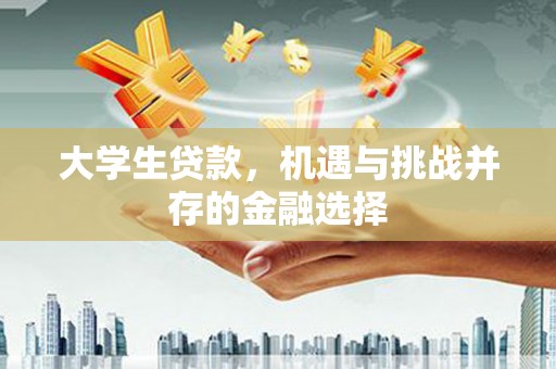 和静大学生贷款，机遇与挑战并存的金融选择