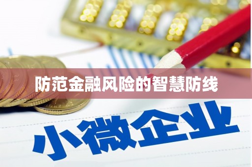 和静防范金融风险的智慧防线